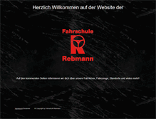 Tablet Screenshot of fahrschule-rebmann.de